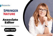 Associate Editor Jobs at Springer Nature | PhD Chemistry Candidates Apply Now