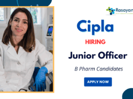 B Pharm Jobs at Cipla