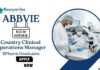 BPharma Jobs at AbbVie | Apply Now For The Country Clinical Operations Manager Role
