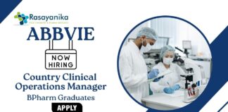 BPharma Jobs at AbbVie | Apply Now For The Country Clinical Operations Manager Role