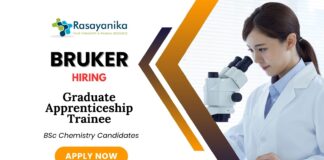 BSc Chemistry Job Opportunities at Bruker | Apply Now for the Apprenticeship Trainee Position