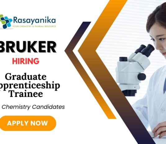 BSc Chemistry Job Opportunities at Bruker | Apply Now for the Apprenticeship Trainee Position