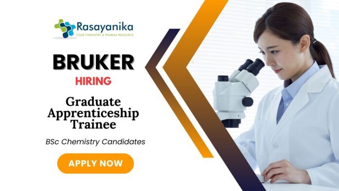 BSc Chemistry Job Opportunities at Bruker | Apply Now for the Apprenticeship Trainee Position