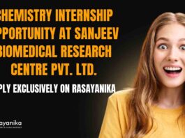Chemistry Internship Opportunity