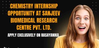 Chemistry Internship Opportunity