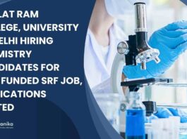 MSc Chemistry SRF Job Openings