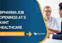 BPharma Job Openings at S Kant Healthcare