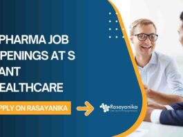 BPharma Job Openings at S Kant Healthcare