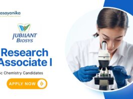 Latest MSc Analytical Chemistry Jobs at Jubliant Biosys | Apply now