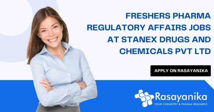 Freshers Pharma Vacancies