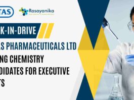 MSc Chemistry Job Vacancies at Intas
