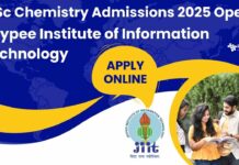 MSc Chemistry Admissions 2025 JIIT
