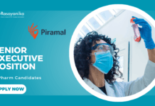 Latest B Pharm Jobs at Piramal Enterprises Limited | Apply Now for Senior Executive Position