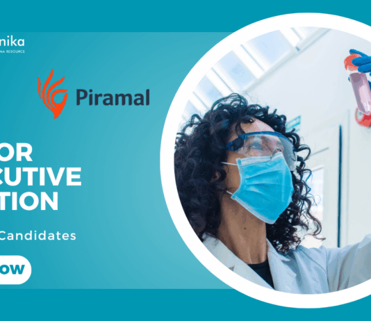 Latest B Pharm Jobs at Piramal Enterprises Limited | Apply Now for Senior Executive Position