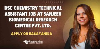 Latest Chemistry BSc Job Openings