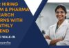 MSc Chemistry Internships India