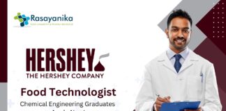 Chemical Engineering Jobs at Hershey | Apply Now For The Food Technologist Role