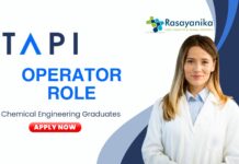 Chemical Engineering Jobs at TAPI - B. Tech Graduates Apply Now for the Operator Role (1)