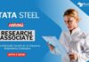Chemical Engineering Jobs for Freshers Apply Now for the Research Associate Role at Tata Steel (2)