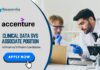 Clinical Data Associate Jobs at Accenture | M Pharma Candidates Apply Now
