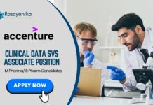 Clinical Data Associate Jobs at Accenture | M Pharma Candidates Apply Now