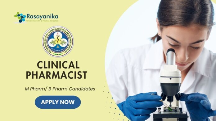 Clinical Pharmacist Jobs at PGIMER | Apply Now for Project Technical Support Role