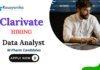 Data Analyst Vacancies at Clarivate | M Pharm Candidates Apply Now for the Hybrid Job