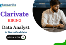 Data Analyst Vacancies at Clarivate | M Pharm Candidates Apply Now for the Hybrid Job