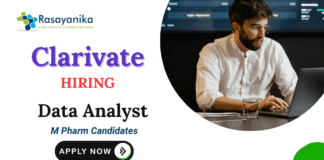 Data Analyst Vacancies at Clarivate | M Pharm Candidates Apply Now for the Hybrid Job