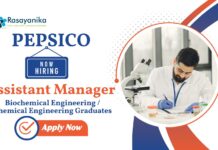 Food Science Jobs at PepsiCo | Chemical Engineering Graduates Apply Now For The Assistant Manager Role