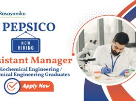 Food Science Jobs at PepsiCo | Chemical Engineering Graduates Apply Now For The Assistant Manager Role