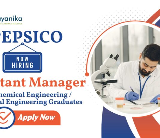 Food Science Jobs at PepsiCo | Chemical Engineering Graduates Apply Now For The Assistant Manager Role