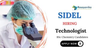 Food Technology Jobs at Sidel | BSc Chemistry Graduates Apply Now 