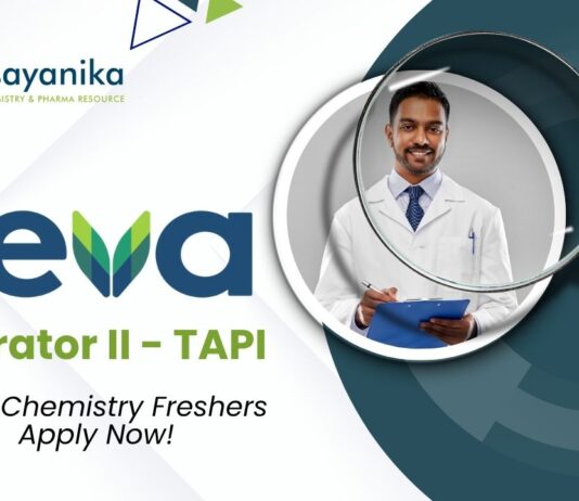 Freshers BTech Chemistry Jobs | Apply Now at Teva Pharmaceuticals 