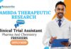 Freshers Clinical Trial Assistant Positions | Pharma And Chemistry Graduates Apply Now