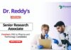 Freshers Jobs For PhD Candidates Apply Now at Dr. Reddy’s Laboratories (2)