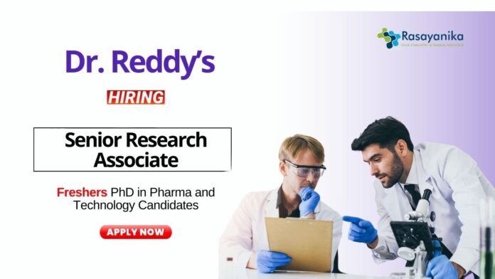 Freshers Jobs For PhD Candidates Apply Now at Dr. Reddy’s Laboratories (2)