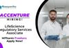 Freshers MPharma Jobs at Accenture | Apply Now For Life Science Regulatory Services Associate Role