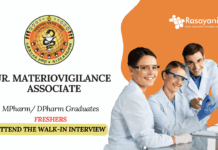 Freshers Pharma Jobs at NIPER Hajipur - MPharm Graduates Attend the Walk-In Interview  (1)