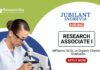 Chemistry Jobs at Jubilant Biosys | MSc Graduates Apply now for the Research Associate Position