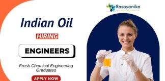 Govt Job at Indian Oil Corporation Fresh Chemical Engineering Graduates Apply