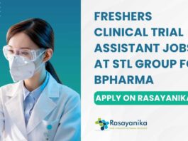Freshers BPharma Job Openings at STL Group