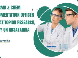 Latest Pharma & Chem Jobs at Topiox Research