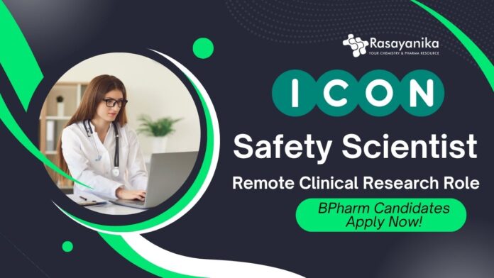 Remote Clinical Research Role at ICON | Pharma Candidates Apply Now