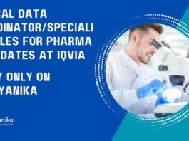 Pharma Vacancies Latest in IQVIA