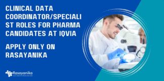 Pharma Vacancies Latest in IQVIA