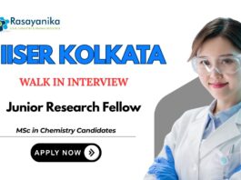JRF Vacancies For Chemistry
