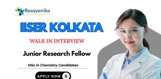 JRF Vacancies For Chemistry