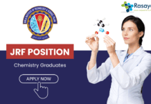 JRF Position at BITS Pilani - Chemistry Graduates Apply Online