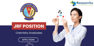 JRF Position at BITS Pilani - Chemistry Graduates Apply Online